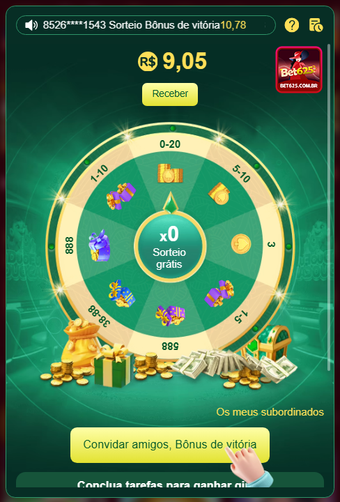 Segurança App bet625.com
